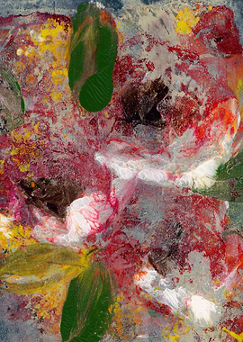 Abstract Red Poppies