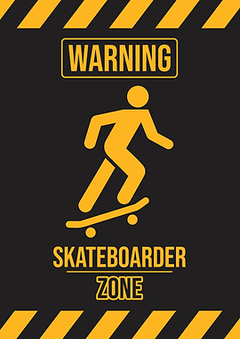 Skateboarder zone