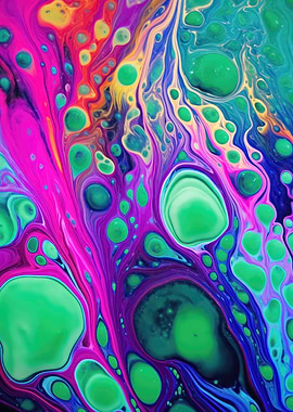 Acrylic Paint Pour 21