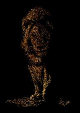 Lion art