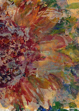 Crazy Sunflower Abstract