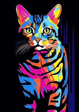 Cat Popart