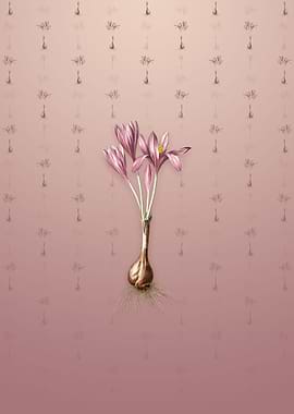 Vintage Autumn Crocus