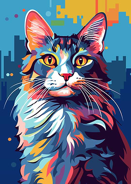 Cat Popart