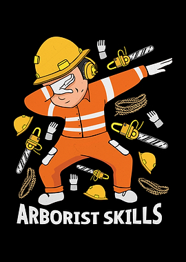 Dabbing Arborist Gift Dad