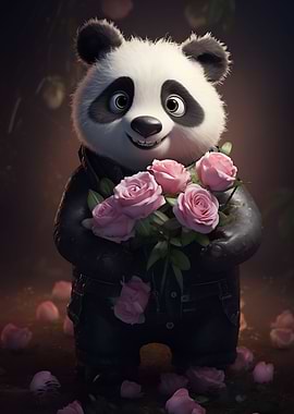Floral Panda