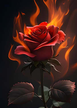 Burning Rose