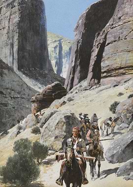 Indians At The Canyon