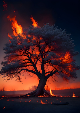Burning Tree