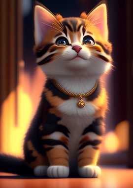 cute cat from the star