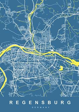 MAP REGENSBURG GERMANY