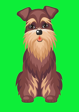 Cute Miniature Schnauzer