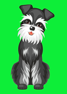 Cute Schnauzer Dog