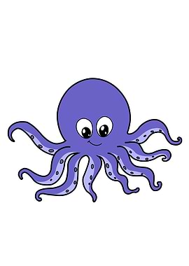Octopus Cartoon Cute