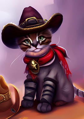Cowboy Kitten