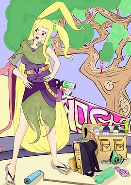 graffiti girl