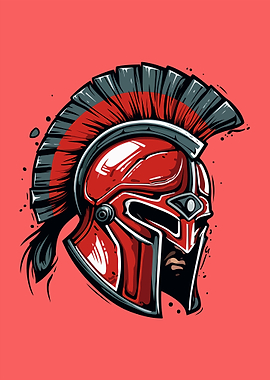 Spartan Helmet warrior