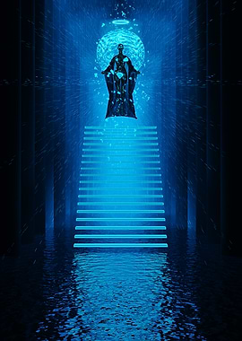 Mystical Blue Presence