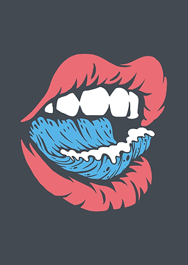 The Great Wave off Lips