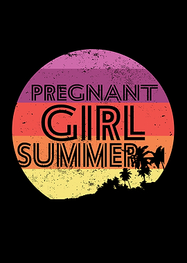 Pregnant Girl Summer Funny