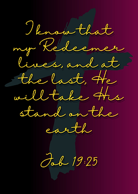 Job 19 25 Bible Verse