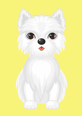 Cute West Highland Terrier