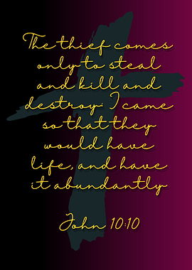 John 10 10 Bible verse