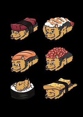 Yorkshire Terrier Sushi
