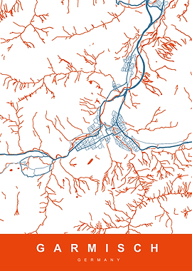 MAP GARMISCH GERMANY