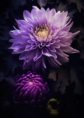 Chrysanthemum Purple
