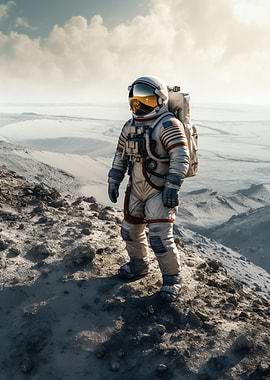 Astronaut On The Moon
