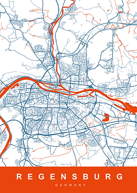 MAP REGENSBURG GERMANY