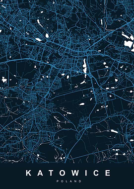 MAP KATOWICE POLAND