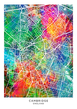 Cambridge England Map