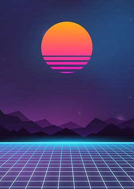 Retro 80s Art