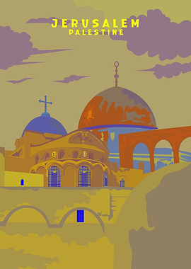 Jerusalem Palstine Poster
