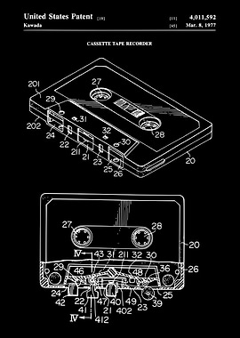 1977 CASSETTE TAPE RECORDE