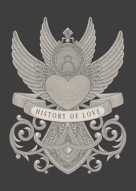 heart with wings banner