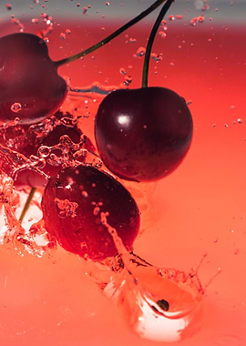 Cherrys splashing 3