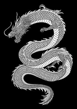 Angry Japanese Dragon