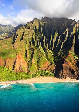 Na Pali coast Kauai Hawaii
