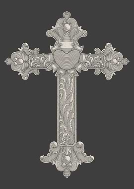 Christian wooden cross