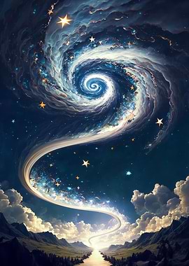 Fantasy universe valley