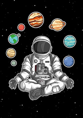 astronaut yoga
