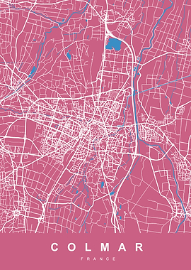 MAP COLMAR FRANCE