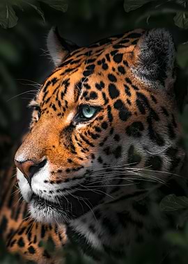 Jungle Jaguar Portrait