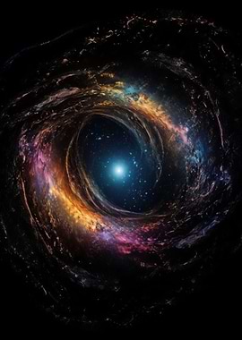 Black Hole Colorful