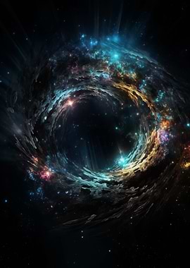 Galaxy Hole Colorful