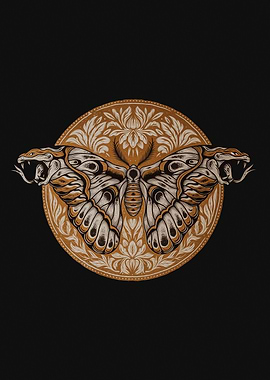 Butterfly Snakes Emblem