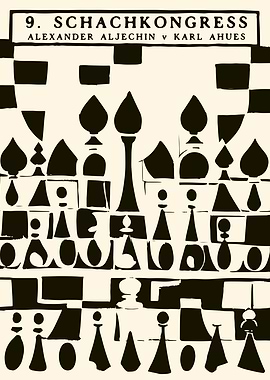 Vintage Chess Poster